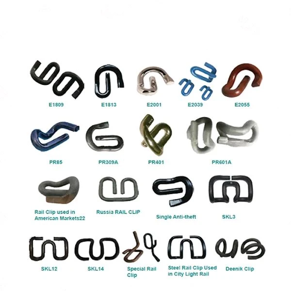 Railway Track Fitting Elastic Rail Clip factory